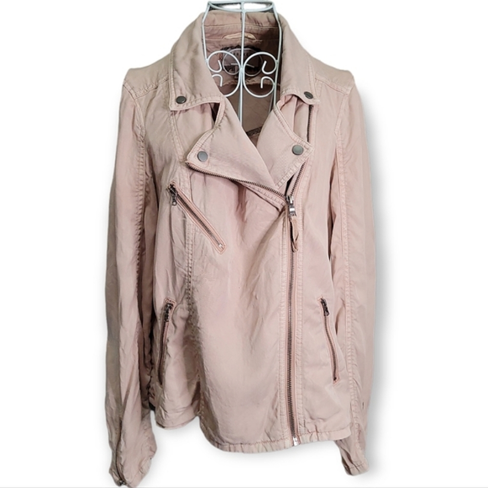 Women's Pink Moto Jacket